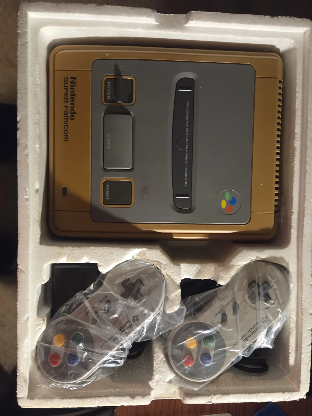 Nintendo Super Famicom Console Box - White with Multicolor Artwork